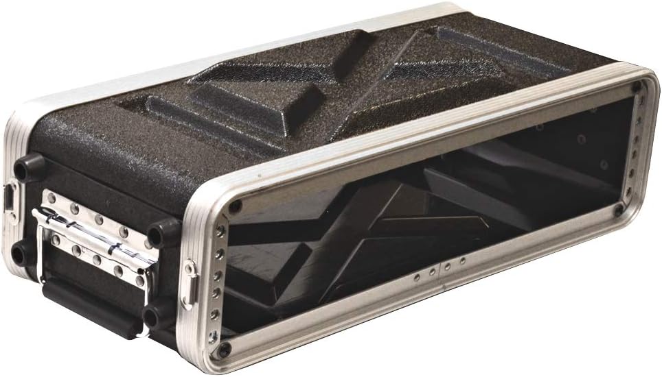 Lightweight 2 Space Compact ABS Rack Case B15502