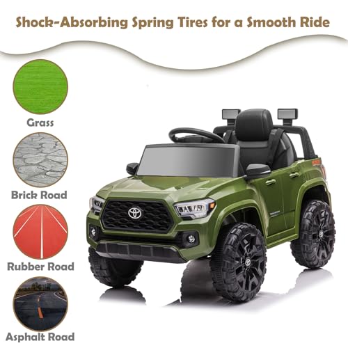 12V Black Kids Ride on Truck with Remote Control Q268
