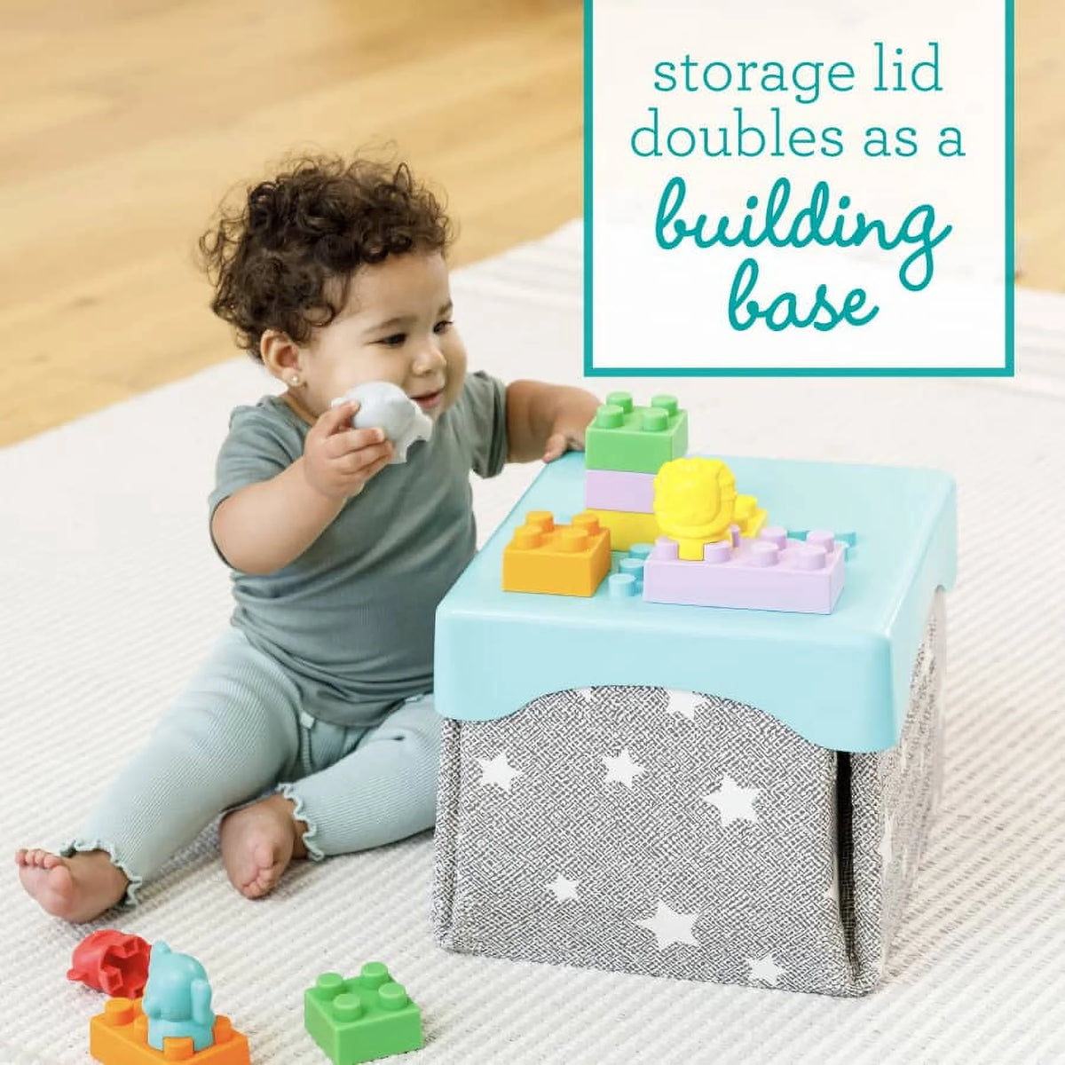 14-Piece Multicolor Building Blocks Activity Station Q3209