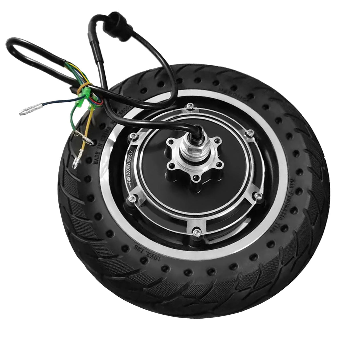 10'' Electric Scooter Front Tire with Hub Motor 48V 500W Brushless S80649