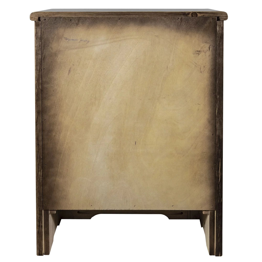 Accent Cabinet with Laser Engraved Elk Design M1305