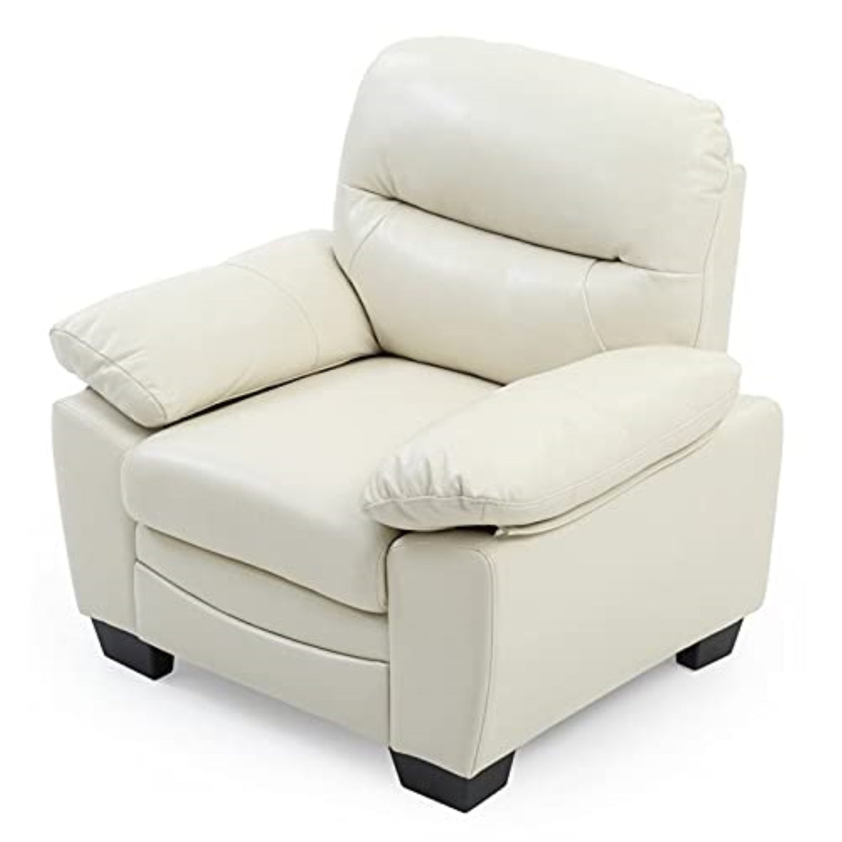 Faux Leather Chair in Pearl F933034