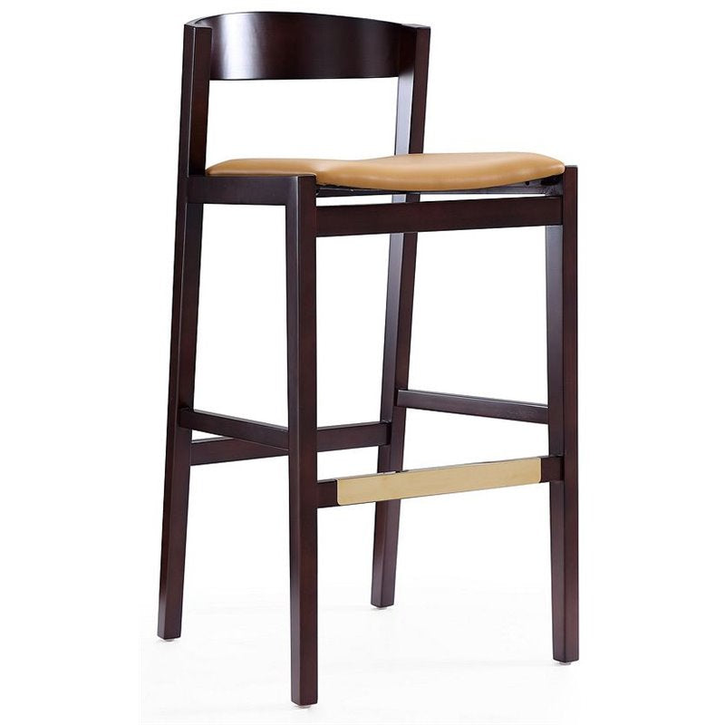 Faux Leather Barstool Set of 2 X82361