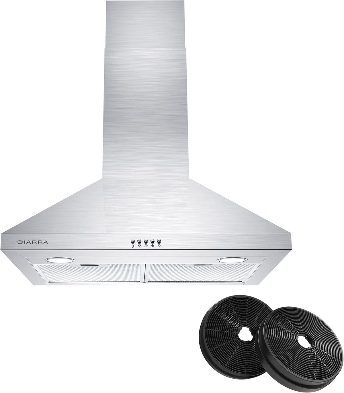 30 inch 450 CFM Stainless Steel Wall Mount Range Hood Vent C832558