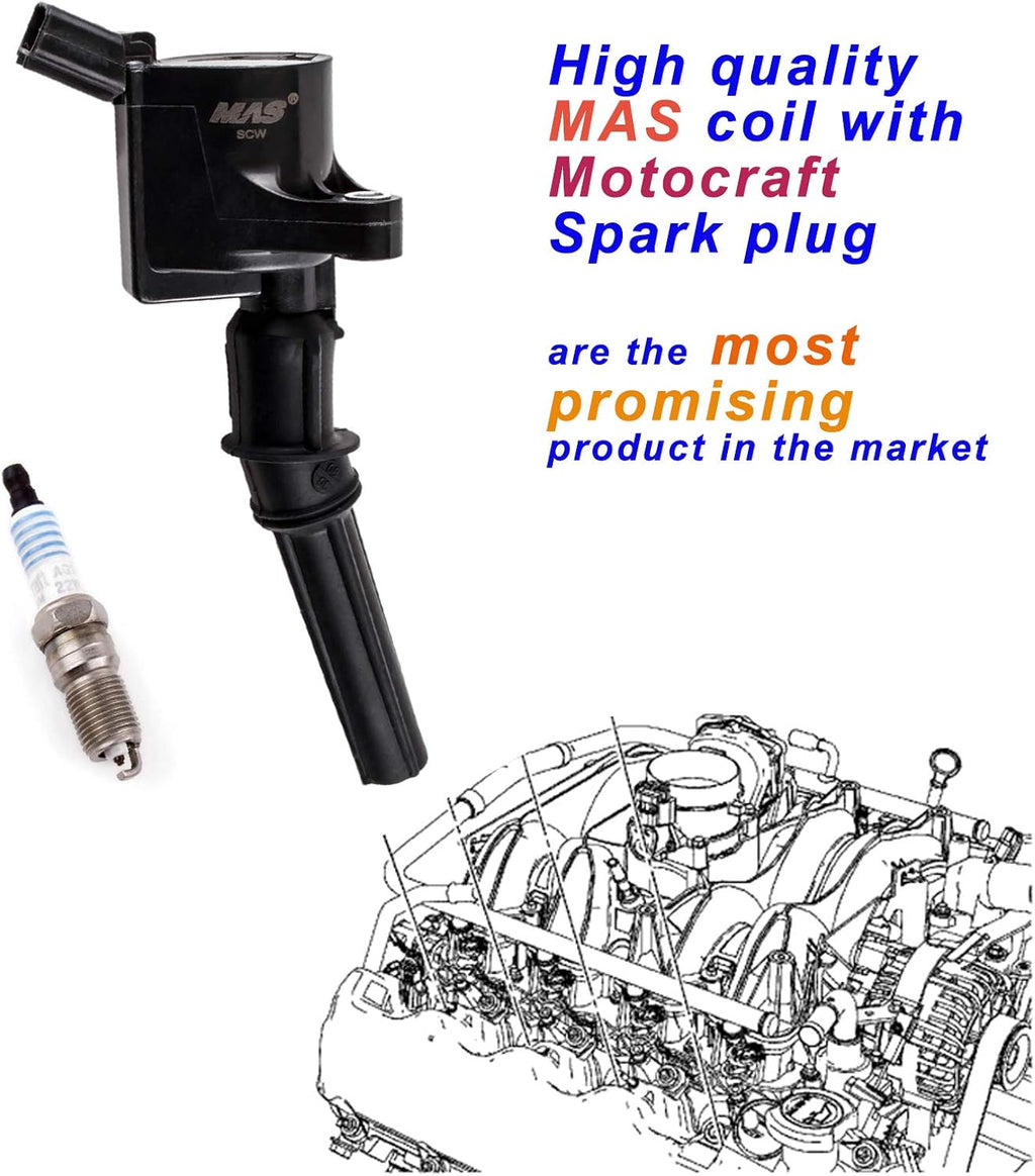Ignition Coils and Spark Plugs Pack of 8 Pack of 2 A7900