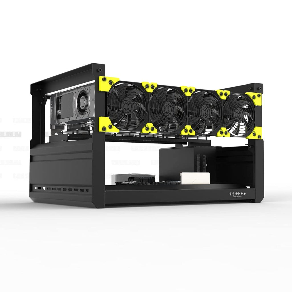 6/8 GPU Aluminum Open Air Frame Case Miner X37567
