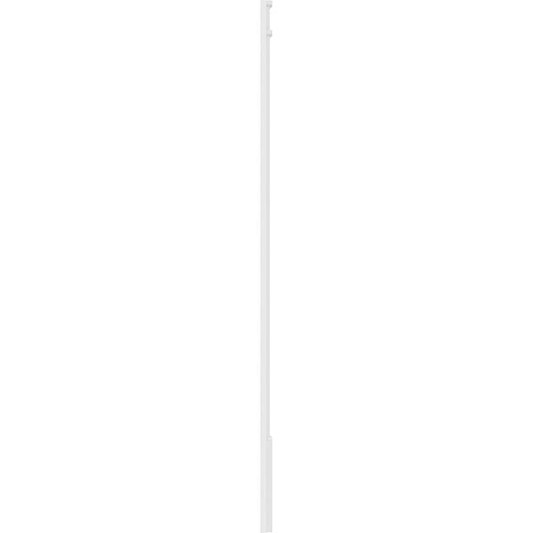 Flat Panel PVC Pilaster with Decorative Capital and Base (Pair) X620