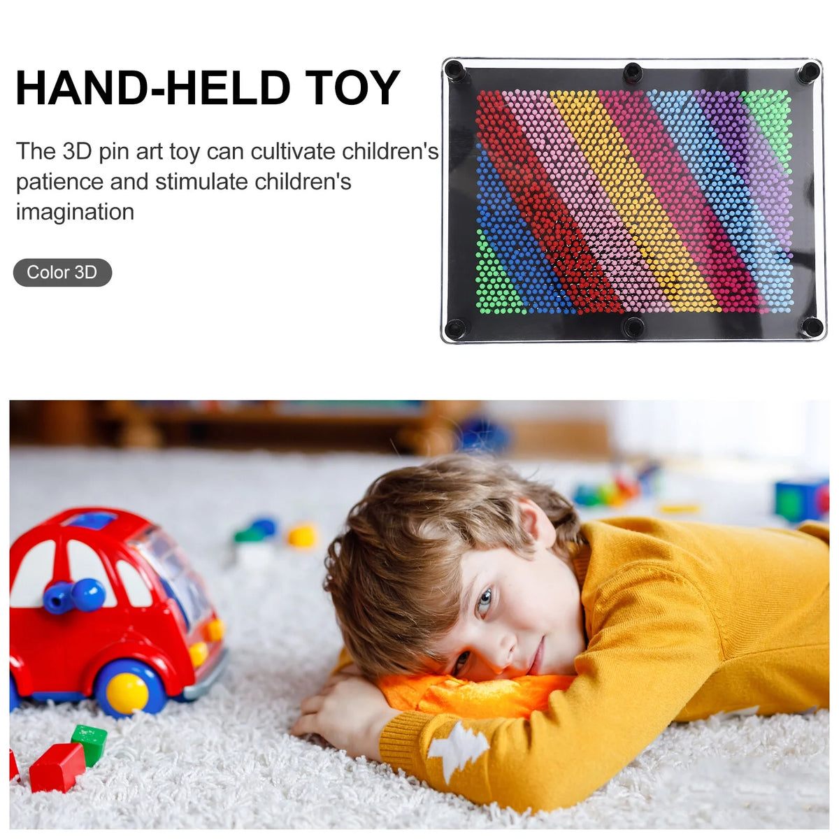 Sensory Board Pin Art Toy for Toddlers K28859