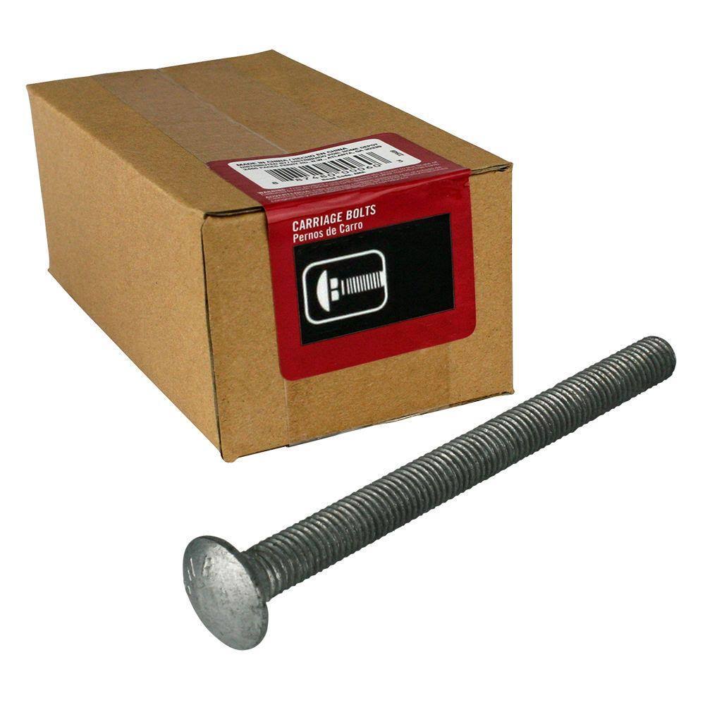 3/8 in.-16 x 8 in. Galvanized Carriage Bolt (25-Pack) R148178