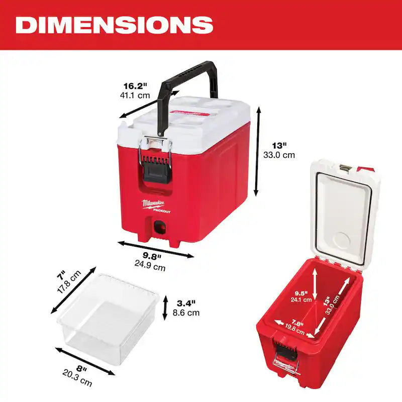Red Compact Cooler F231