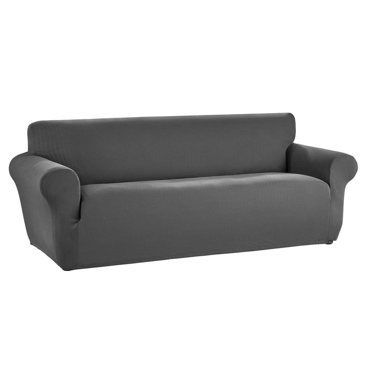 Charcoal Gray 1-Piece Sofa Slipcover M609872
