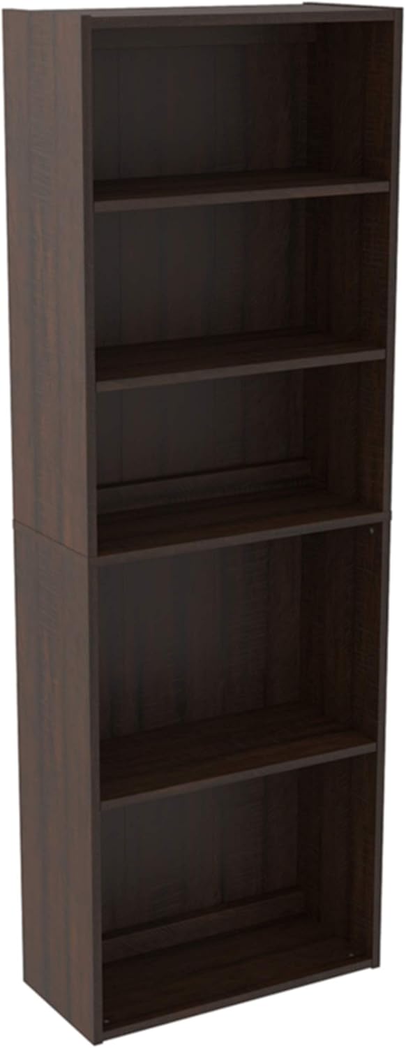 Modern 30 Bookcase with 1 Adjustable Shelf, Warm Brown G152597