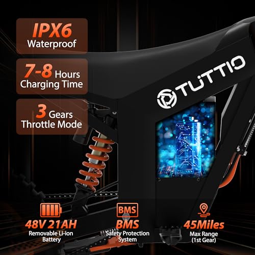 14"/12" Fat Tire 2000W Electric Dirt Bike with 48V 21AH Battery D47651