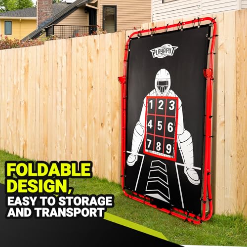 Adjustable Baseball Rebounder Net with Strike Zone M409733