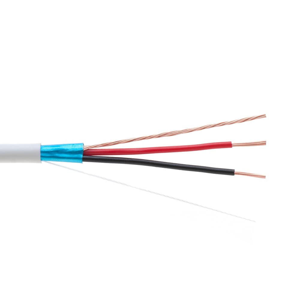 Bulk 18/2 Shielded Stranded Conductor Alarm Control Cable 500ft (FTP) Pack of 2 F788176