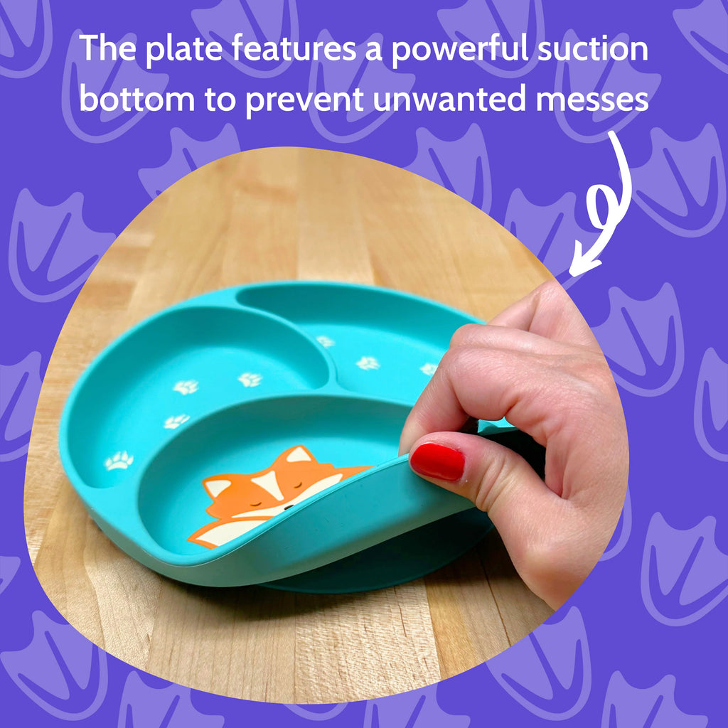 Silicone Baby Feeding Set with Bib, Plate, Cup, and Placemat Y9232