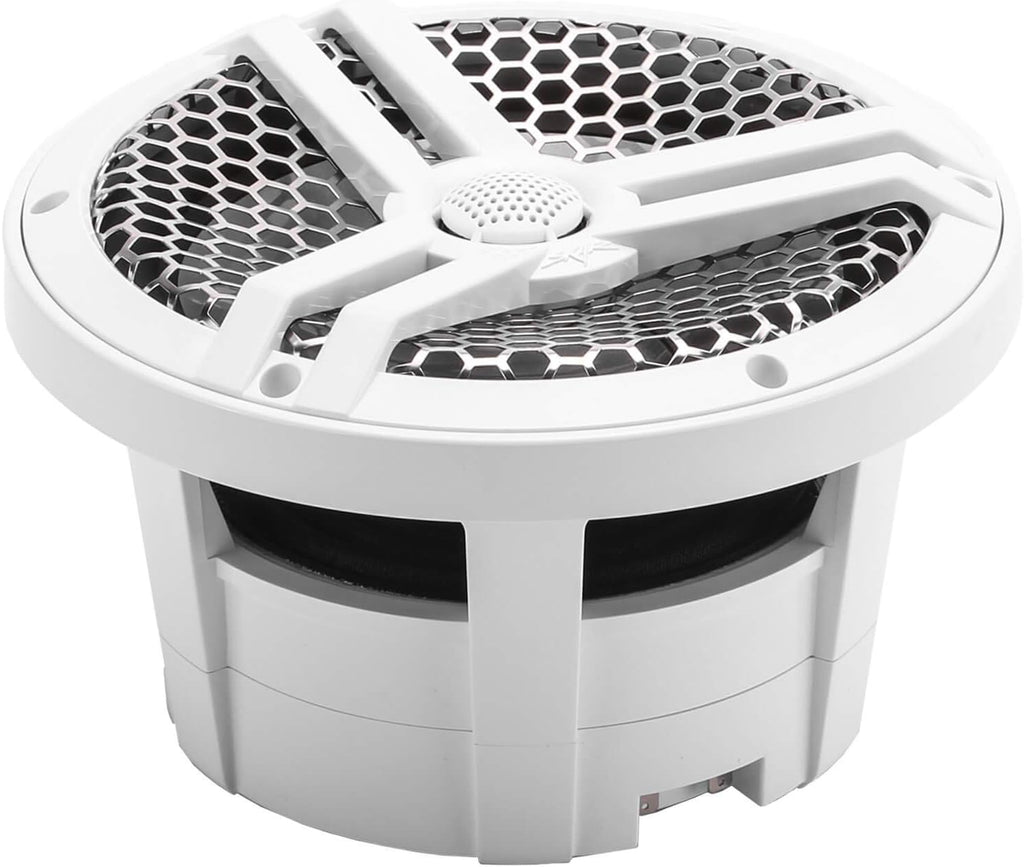 8" 2-Way Marine Coaxial Speakers, Pair (White) Y27603