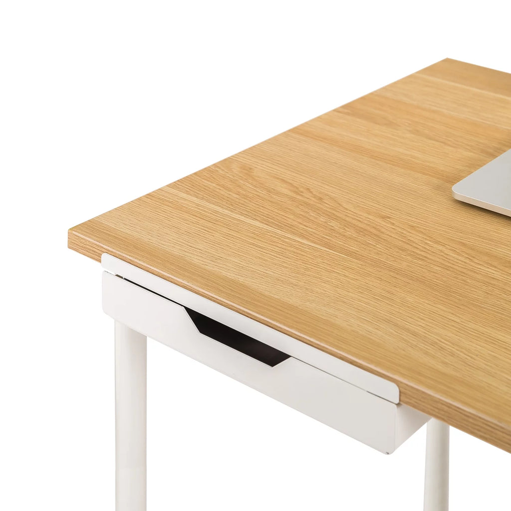 Cream L-Shaped Corner Desk I367674