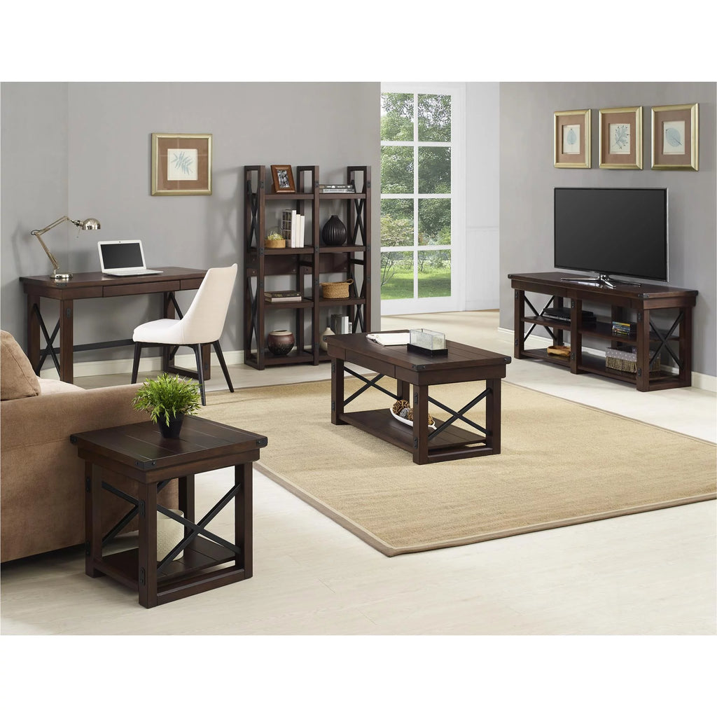 Wood Veneer Computer Desk N756