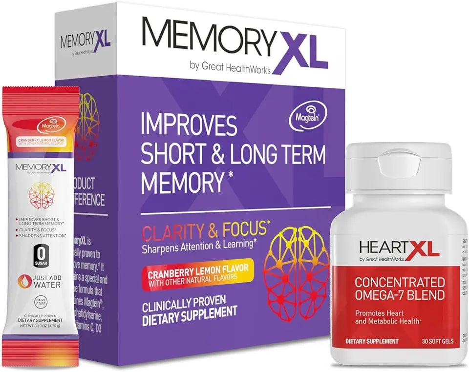 Omega-7 Blend & Magnesium L-Threonate Brain Supplement S93834