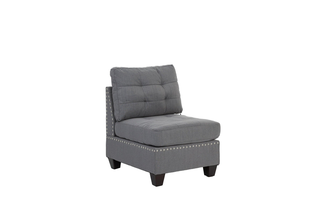 5 Pcs Modular Sofa Set Gray S28654