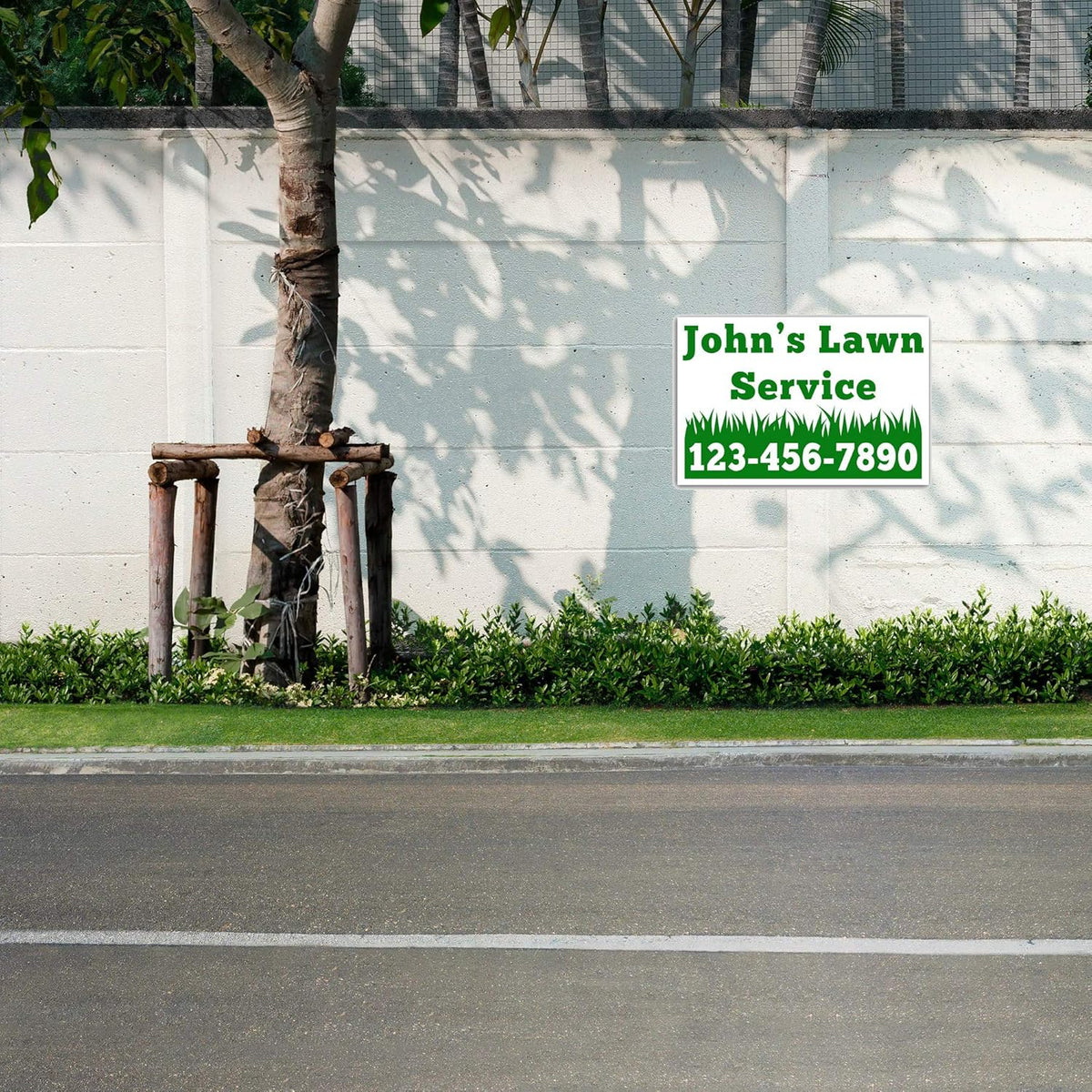 18"x12" Single Sided Glossy Yard Signs (100) Pack of 2 P1537