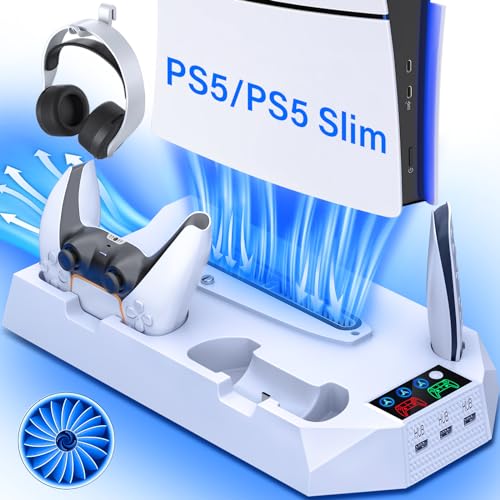 PS5 Cooling Station with Controller Charging Station A640997
