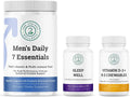 Men's Daily 7 Essentials, Sleep Well & Vitamin D3 + K2 Chewables Bundle S25922