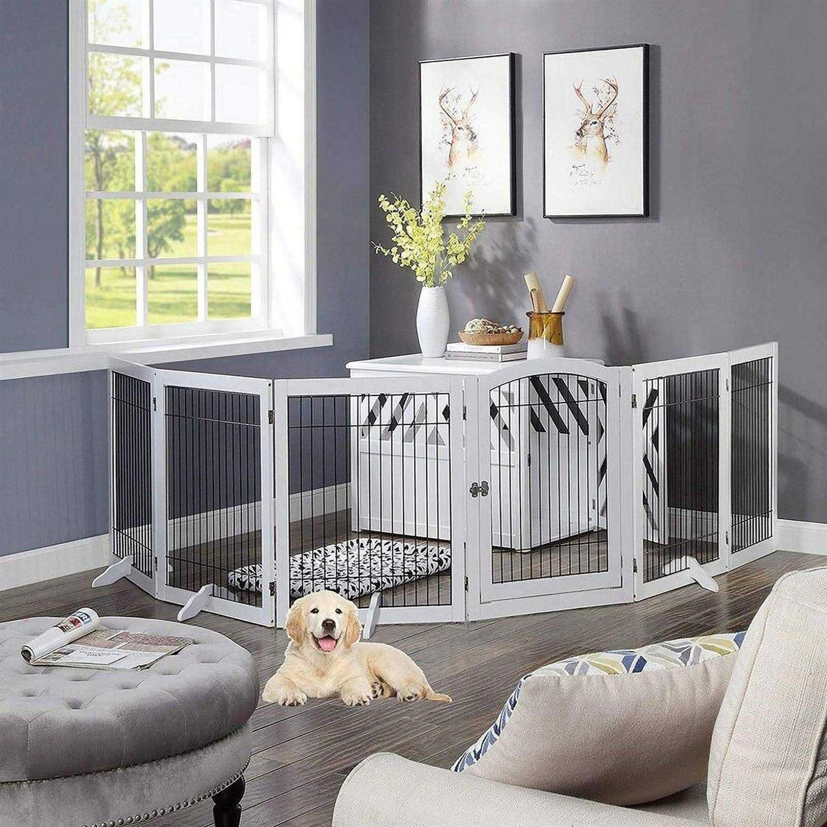 Freestanding Pet Playpen S819