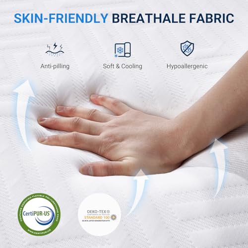 Queen Size 12 inch Gel Memory Foam Medium Firm Mattress A355073