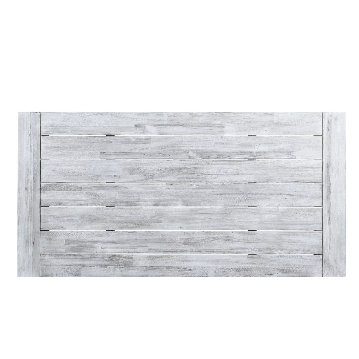 Light Grey Acacia Wood Rectangular Dining Table X44153
