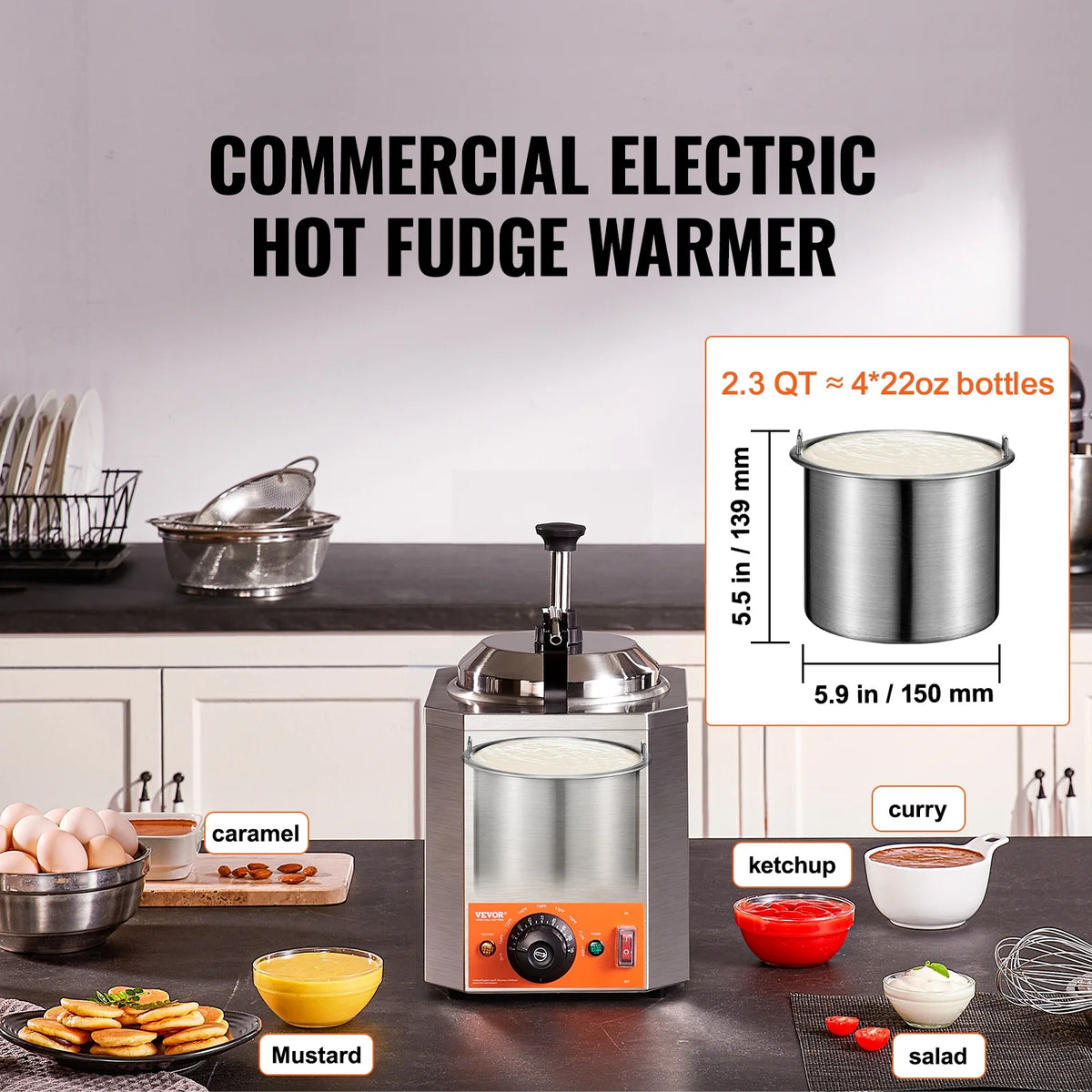 2.3 Qt Stainless Steel Electric Cheese Dispenser C2056