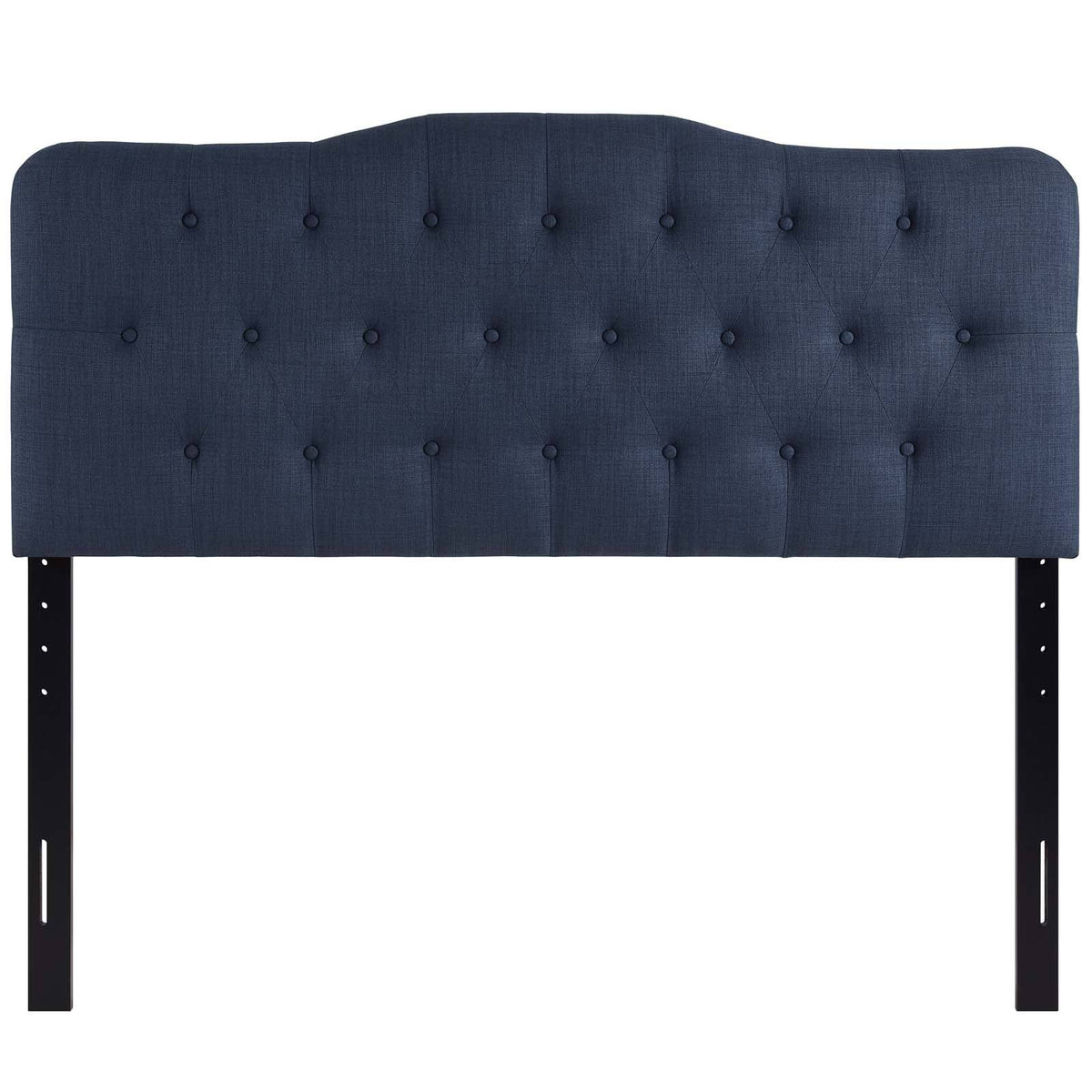 Navy Fabric Headboard Queen B521784