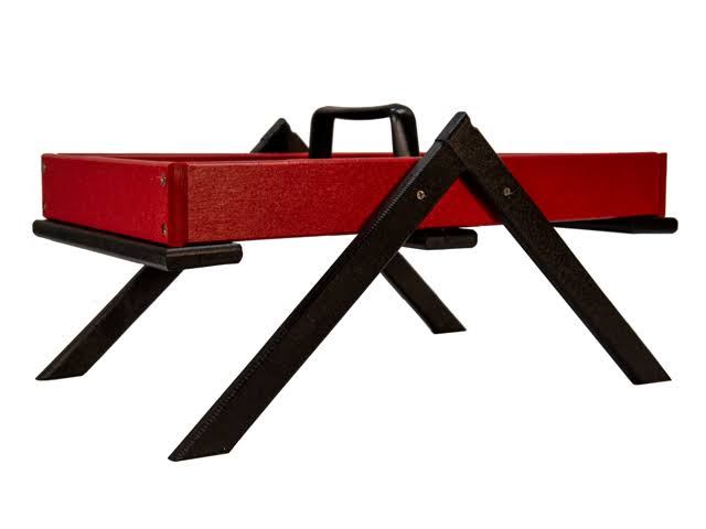 Large Cardinal Red Tray Ground Bird Feeder W2323