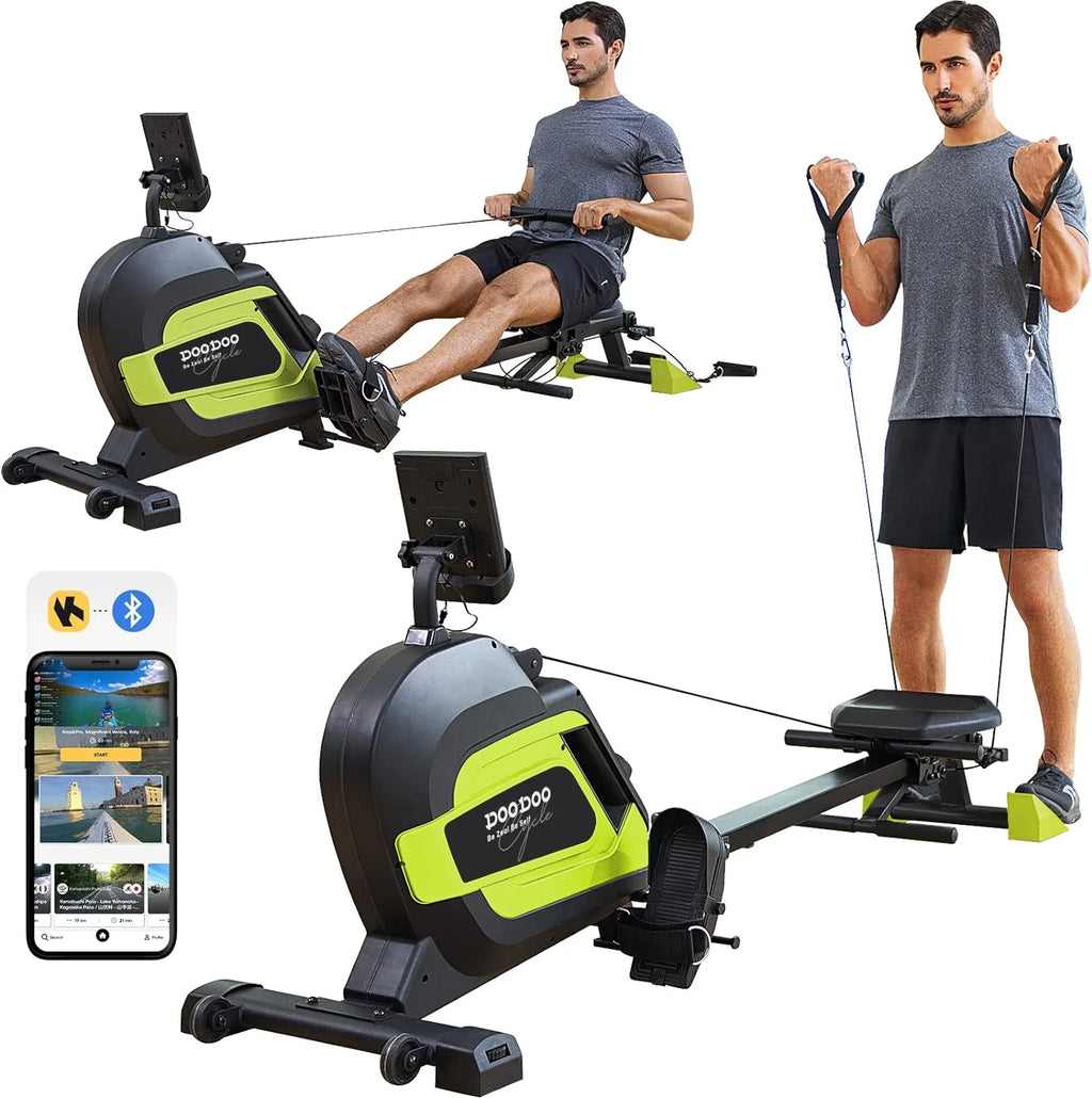 Foldable Magnetic Rowing Machine 8 Level Resistance V44080