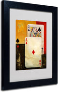 Canvas Artwork in Wood Frame, 16 by 20-Inch E44350