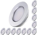 12V Waterproof Ultra-Thin LED Ceiling Light 3000K Warm White 12 Pack Q246809