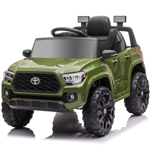 12V Black Kids Ride on Truck with Remote Control Q268
