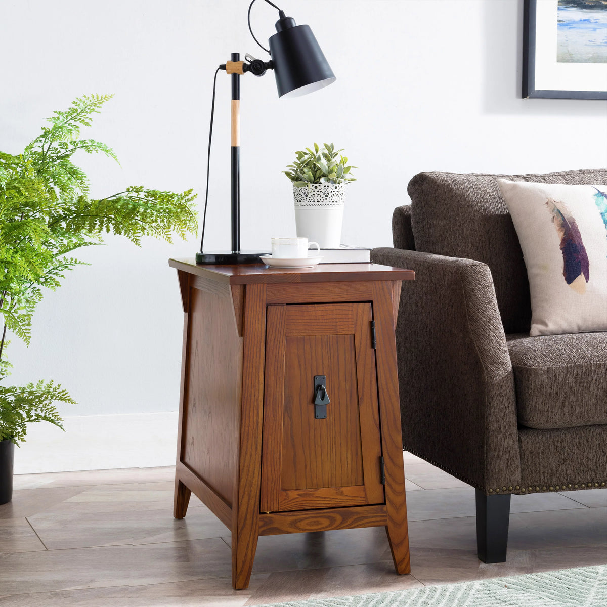 Russet Solid Wood End Table W905
