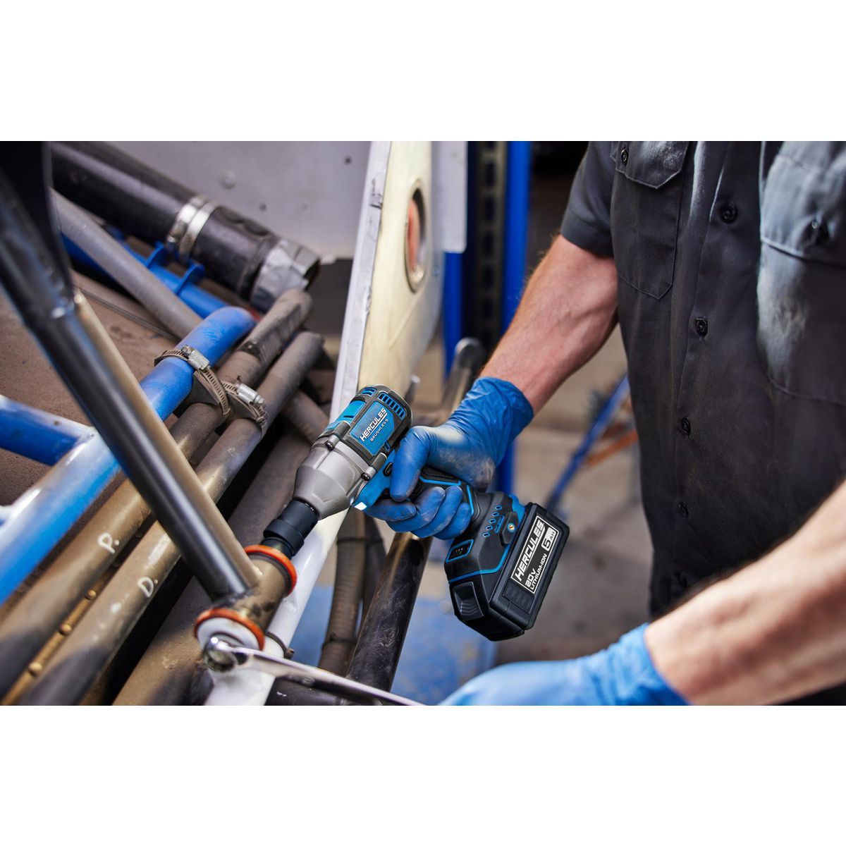 20V Brushless Cordless 1/2 in. Compact 4-Mode Impact Wrench with Friction Ring C409798
