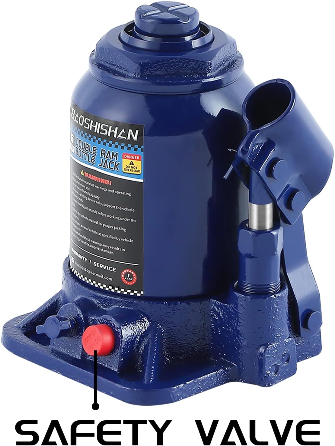 4 Ton Hydraulic Bottle Jack with Carrying Case P486617