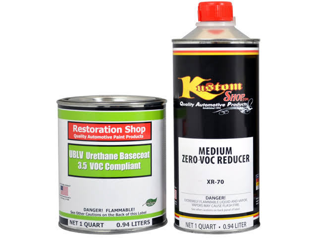 Black Sparkle Metallic Low VOC Urethane Basecoat Auto Paint Kit I964