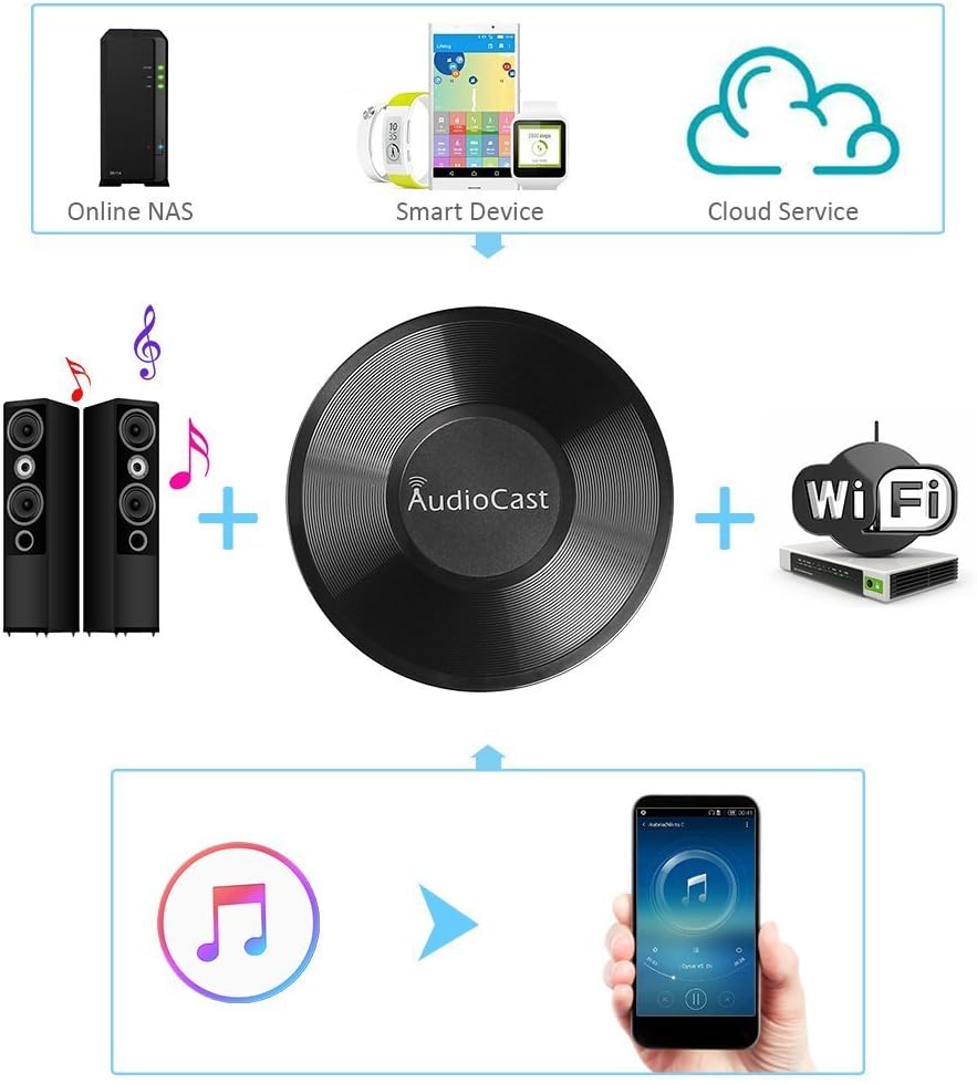 WiFi Wireless Music Adapter F12977