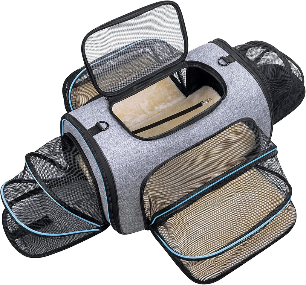 Expandable Pet Carrier Backpack with Breathable Mesh D60090