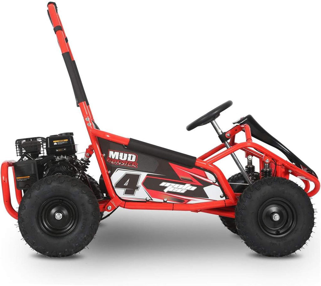 Red 98cc Go Kart Full Suspension A21607