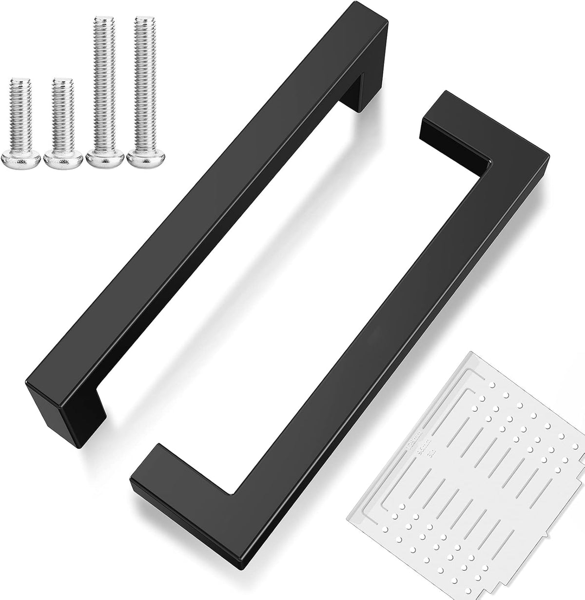 25 Pack 3-3/4 Inch Matte Black Cabinet Pulls V9074