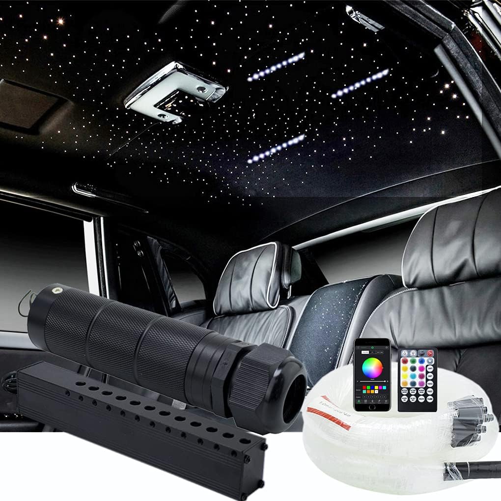 6W Bluetooth RGBW Fiber Optic Star Ceiling Kit with Remote V313