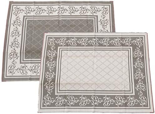 Reversible Outdoor Patio RV Mat 9ft. x 12ft. Brown O35662
