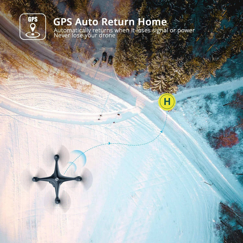 2K 1080p FPV Drone with Camera GPS RC Quadcopter U933
