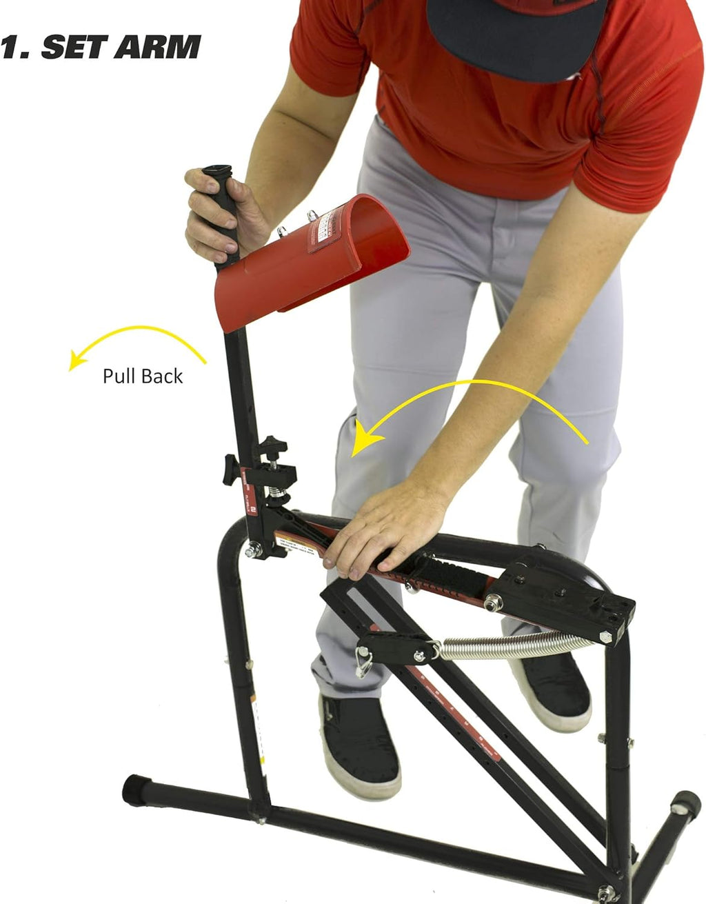 50 MPH Baseball & Softball Pitching Machine X407376